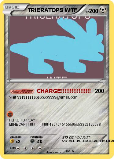 Pokemon TRIERATOPS WTF