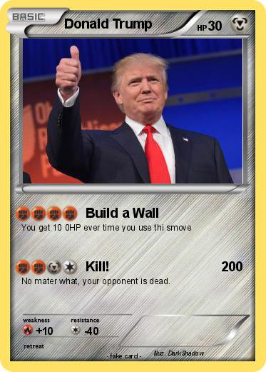 Pokemon Donald Trump