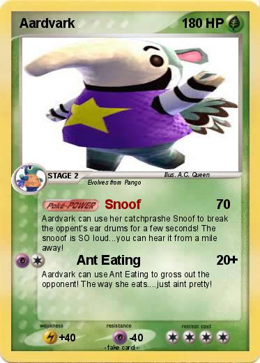 Pokemon Aardvark