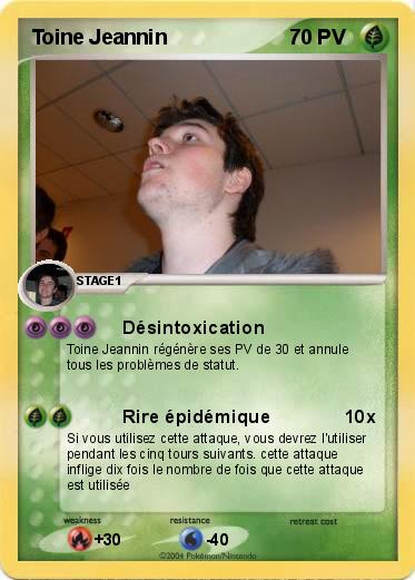 Pokemon Toine Jeannin