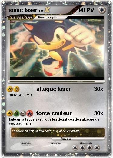 Pokemon sonic laser