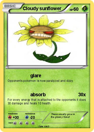 Pokemon Cloudy sunflower