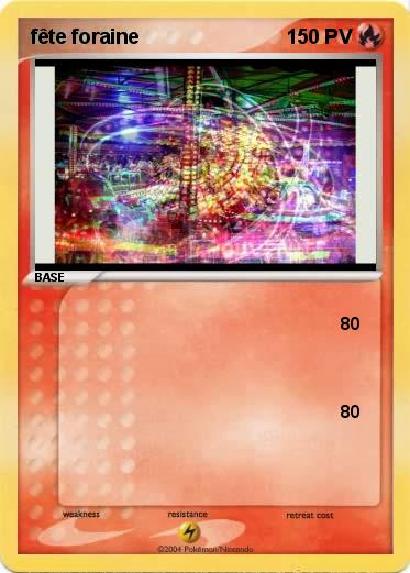 Pokemon fête foraine       