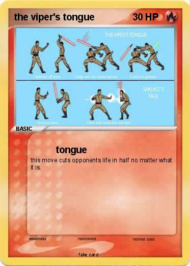 Pokemon the viper's tongue