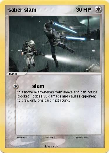 Pokemon saber slam