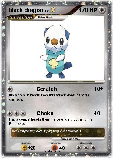Pokemon black dragon