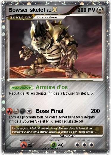 Pokemon Bowser skelet