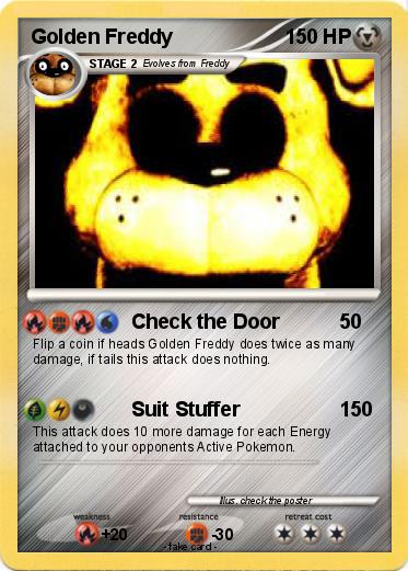 Pokemon Golden Freddy