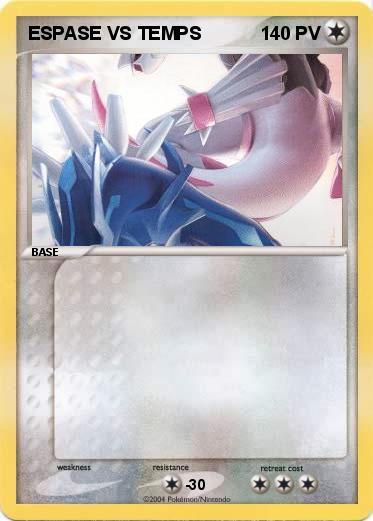 Pokemon ESPASE VS TEMPS