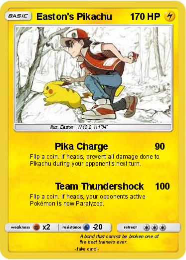Pokemon Easton's Pikachu