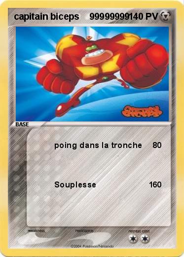 Pokemon capitain biceps    99999999  