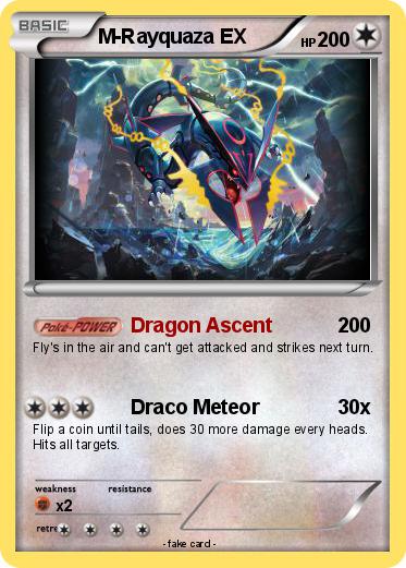 Pokemon M-Rayquaza EX