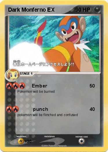 Pokemon Dark Monferno EX