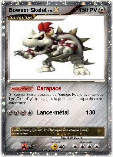 Pokemon Bowser Skelet