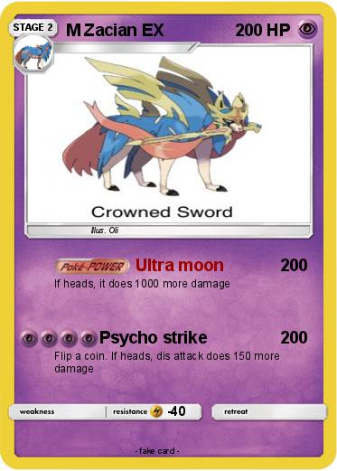 Pokemon M Zacian EX