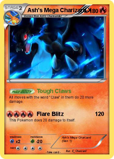 Pokemon Ash's Mega Charizard X