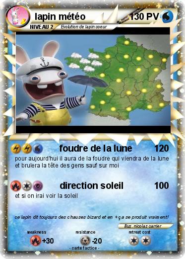 Pokemon lapin météo