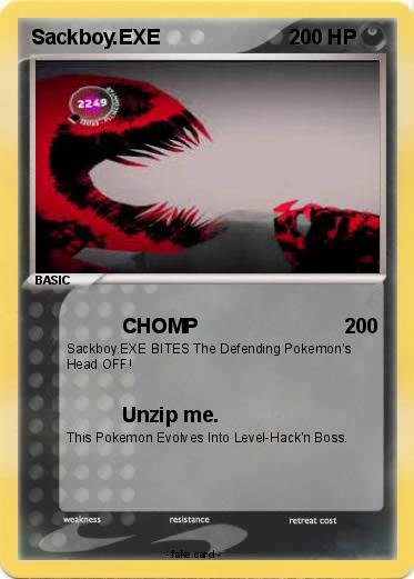 Pokemon Sackboy.EXE