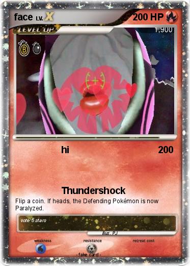 Pokemon face