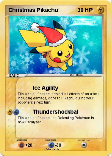 Pokemon Christmas Pikachu