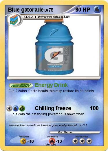Pokemon Blue gatorade