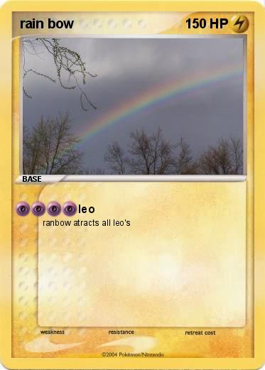 Pokemon rain bow