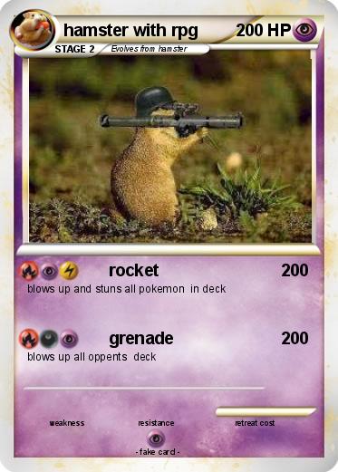 Pokemon hamster with rpg