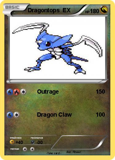 Pokemon Dragontops  EX