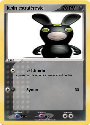 Pokemon lapin estratéreste 