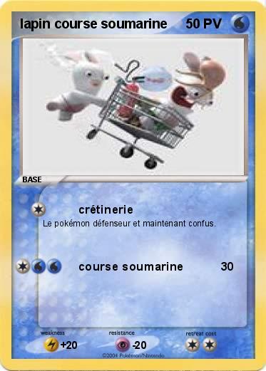 Pokemon lapin course soumarine