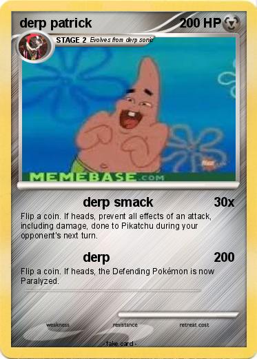 Pokemon derp patrick