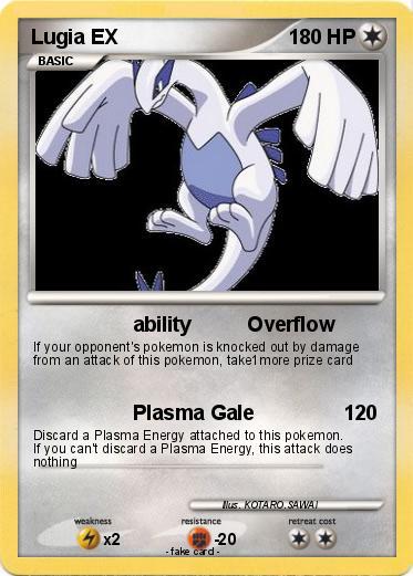 Pokemon Lugia EX