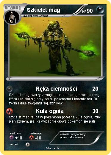 Pokemon Szkielet mag
