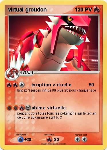 Pokemon virtual groudon