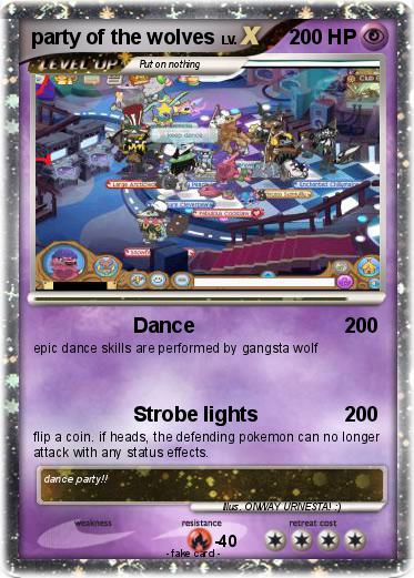 Pokemon party of the wolves