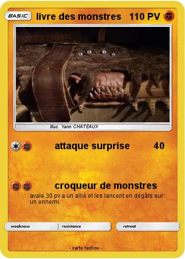 Pokemon livre des monstres