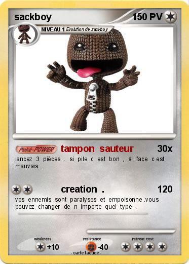 Pokemon sackboy