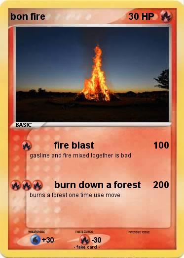 Pokemon bon fire
