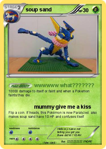 Pokemon soup sand