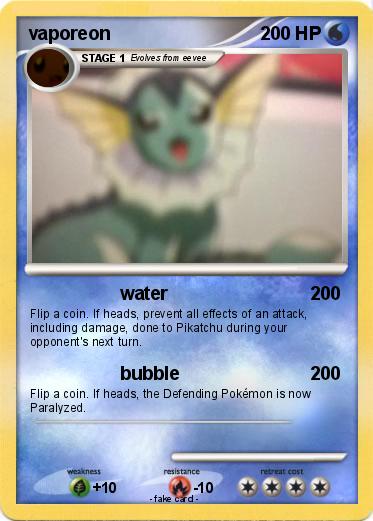 Pokemon vaporeon