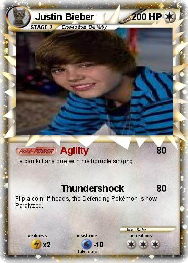 Pokemon Justin Bieber