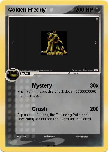 Pokemon Golden Freddy