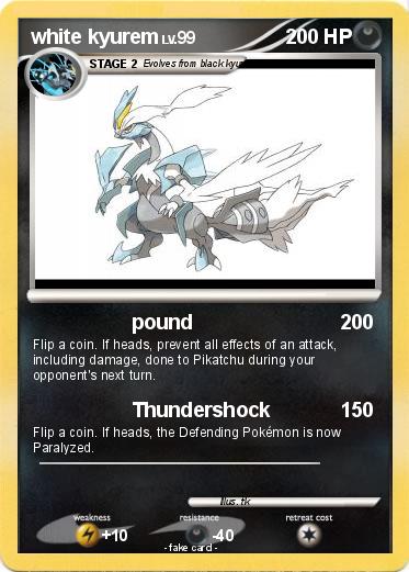 Pokemon white kyurem