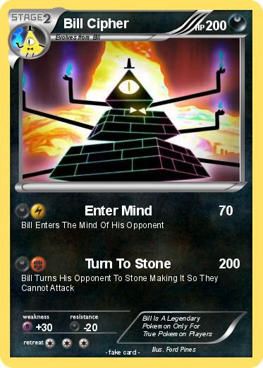 Pokemon Bill Cipher