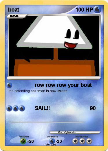 Pokemon boat