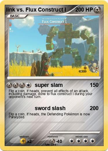 Pokemon link vs. Flux Construct I