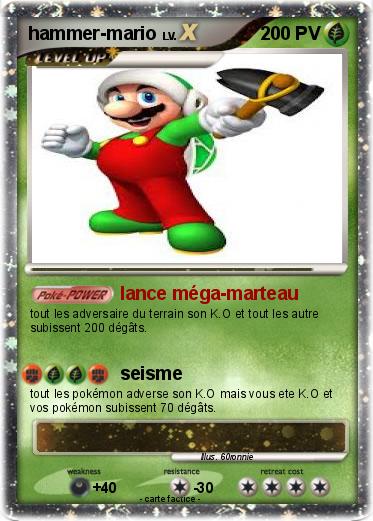 Pokemon hammer-mario