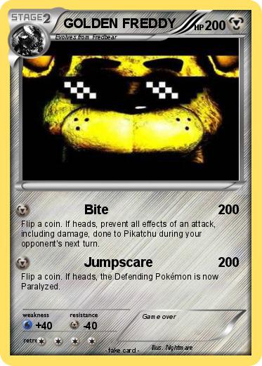 Pokemon GOLDEN FREDDY