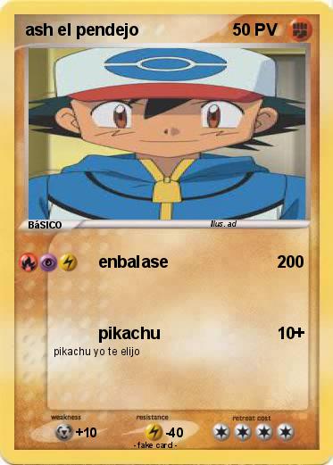 Pokemon ash el pendejo