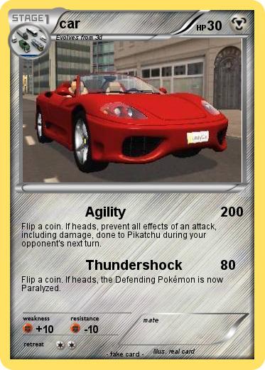 Pokemon car